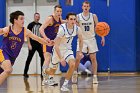 MBBall vs Emerson  Wheaton College Men's Basketball vs Emerson College is the first round of the NEWMAC Basketball Championships. - Photo By: KEITH NORDSTROM : Wheaton, basketball, NEWMAC MBBall2024